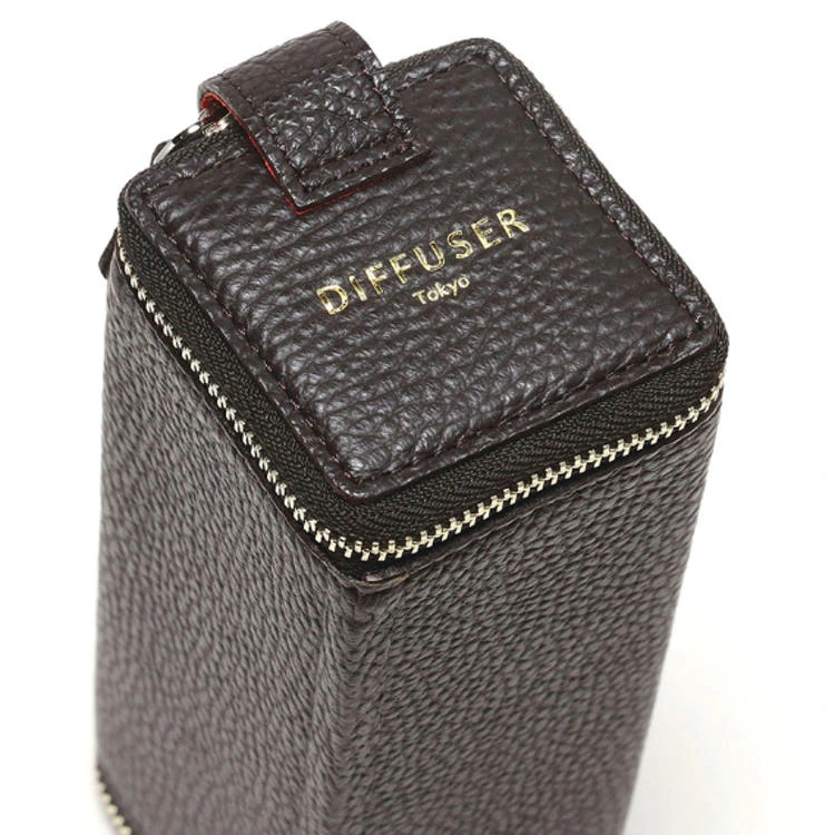 RHOMBUS PRISM STORAGE BOX TYPE 2 · Dark Brown & Orange