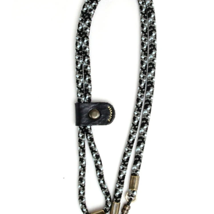 ADJUSTABLE LENGTH GLASS CODE - SILK · White & Black & Brown / Light Brown Leather